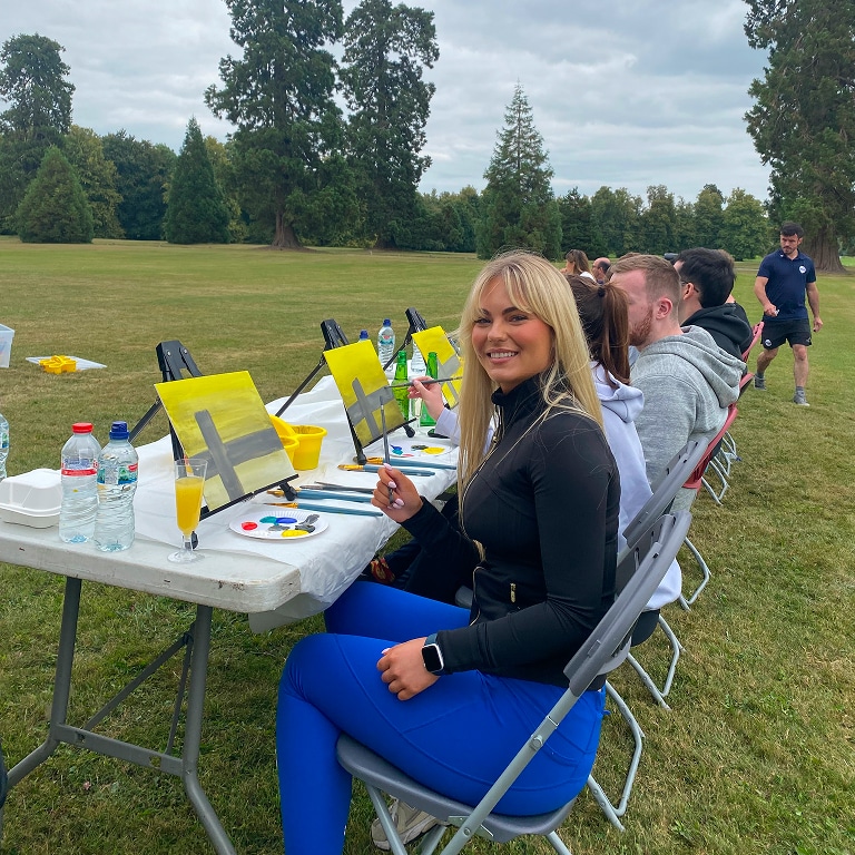 team building painting